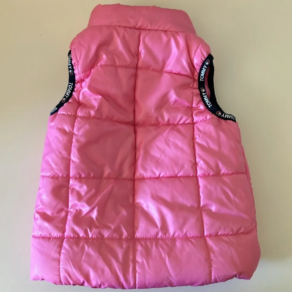 Tommy Hilfiger girls pink vest 18 mo